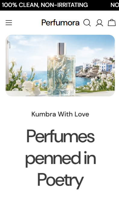 Perfume Direct portfolio preview